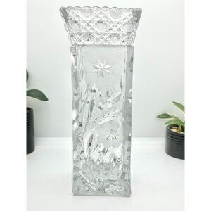 Vintage McKee Pressed And Cut Glass “Innovation” Vase Pattern #410